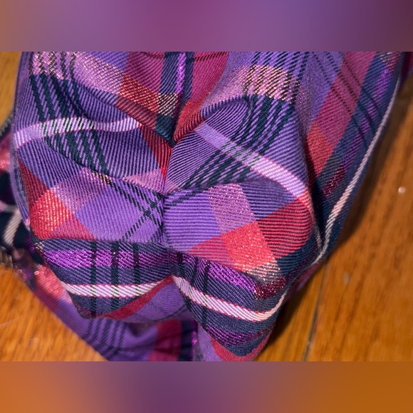 Coach Poppy Metallic Tartan Shoulder Handbag Purse - Picture 5 of 6